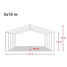 Renginių palapinė 5x10m.