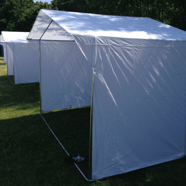Balta prekybinė palapinė 2x2m.