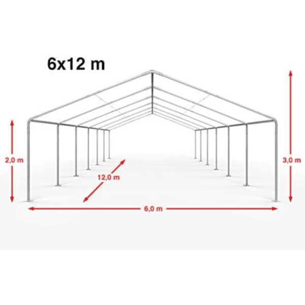 Renginių palapinė 6x12m.