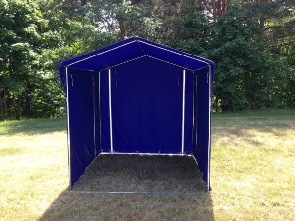 Mėlyna prekybinė palapinė 2x2m.