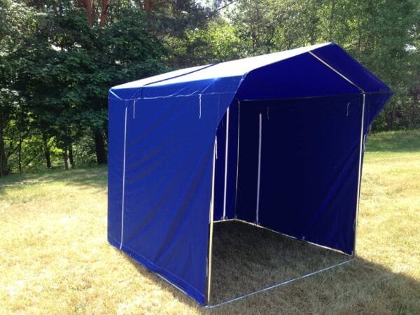 Mėlyna prekybinė palapinė 2x2m.