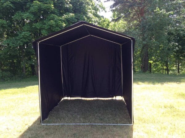 Juoda prekybinė palapinė 2x2m.