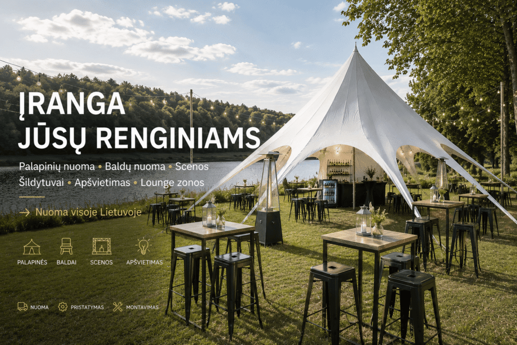 Renginiu irangos nuoma | Rentatent.lt